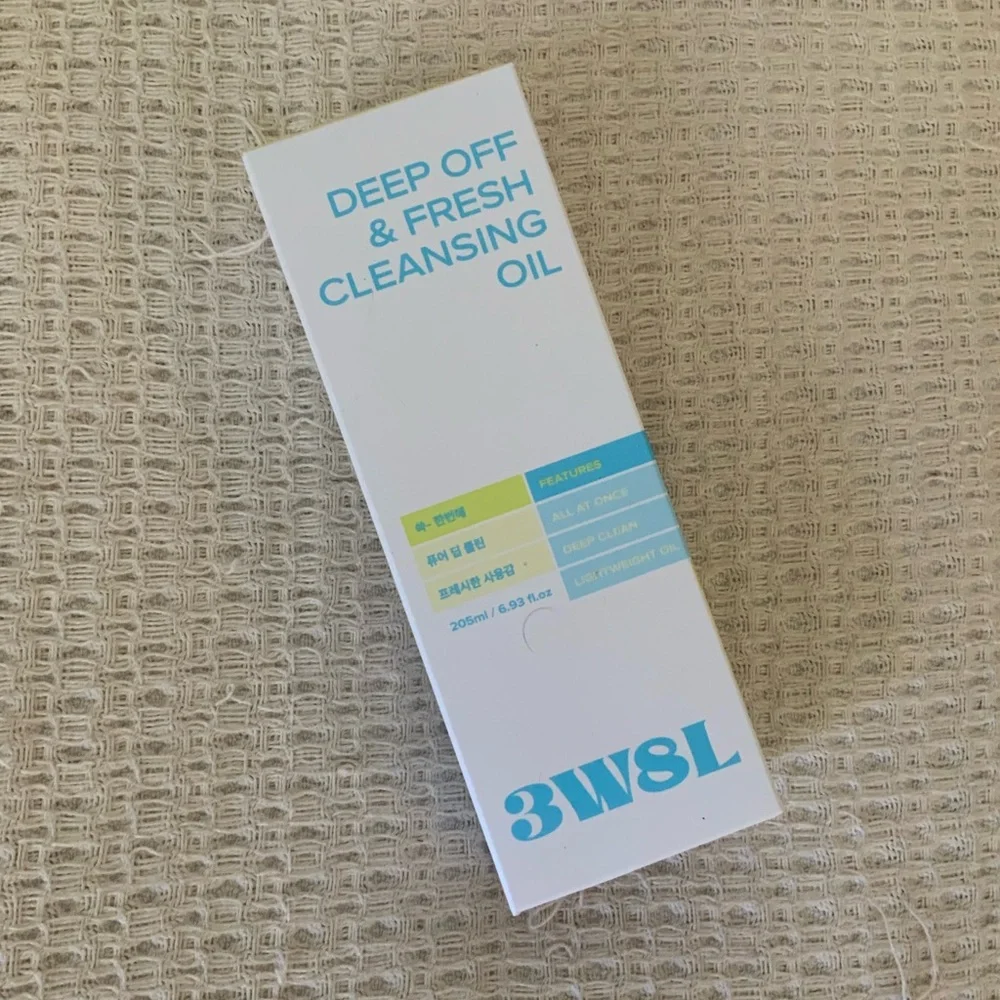 3W8L Deep Off & Fresh Cleansing Oil Korean K-Beauty Makeup Remover Face Wash